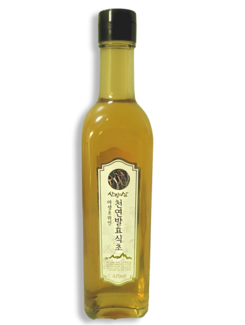 산양삼 야생초와인 천연발효식초 1병 420ml